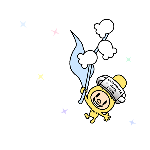 紫とピンクのゴルメットちゃんが軽やかに動く姿